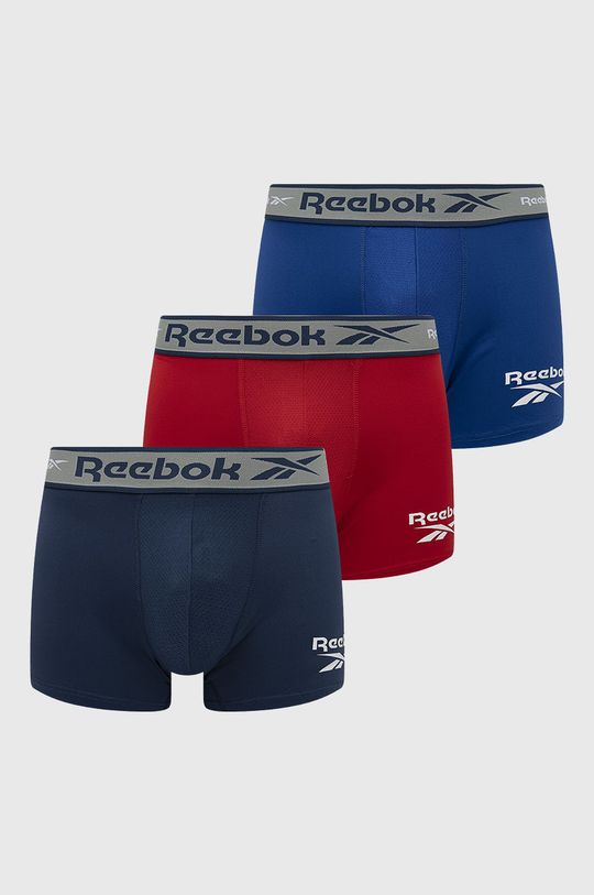 Боксеры (3 пары) Reebok, темно-синий