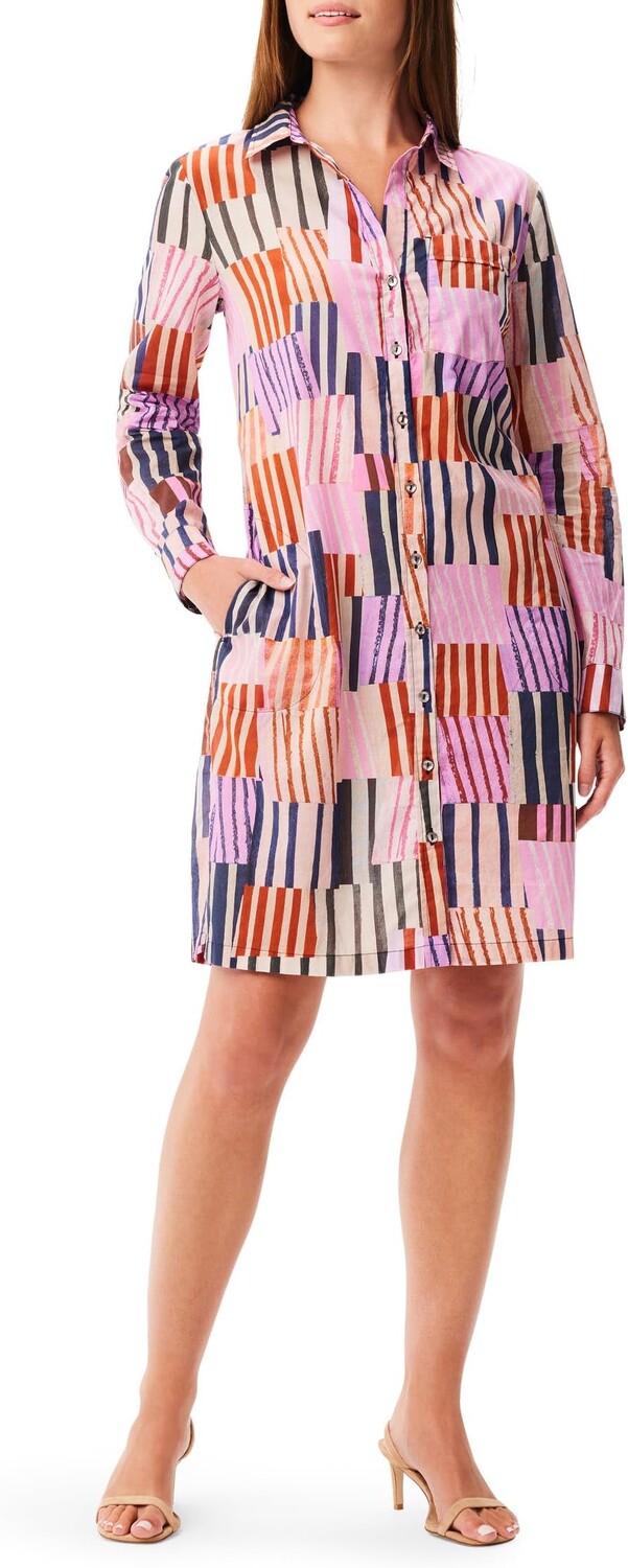 

Платье в стиле арт-блок NIC+ZOE, цвет Pink Multi
