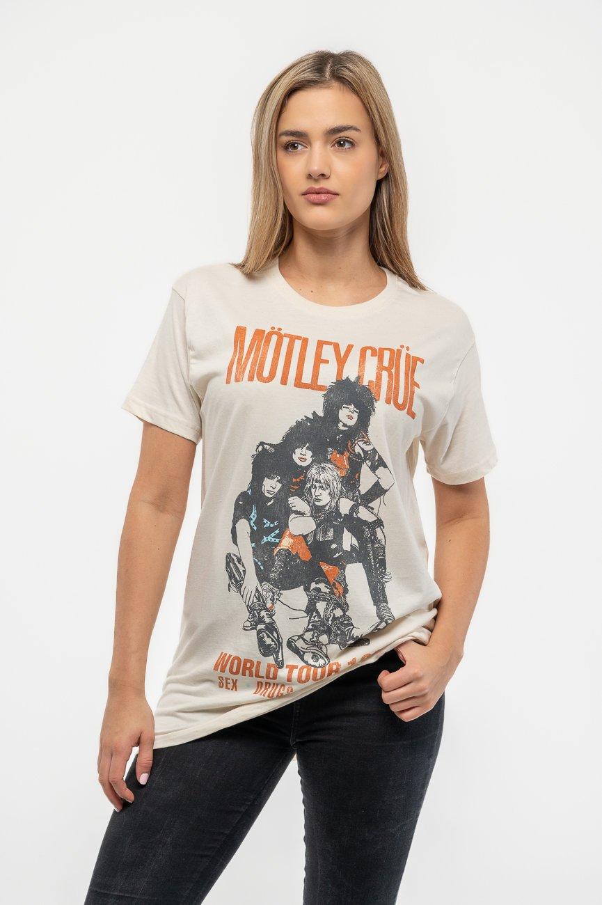 Винтажная футболка мирового турне Motley Crue, белый как я стал nikki sixx от детства на ферме до motley crue