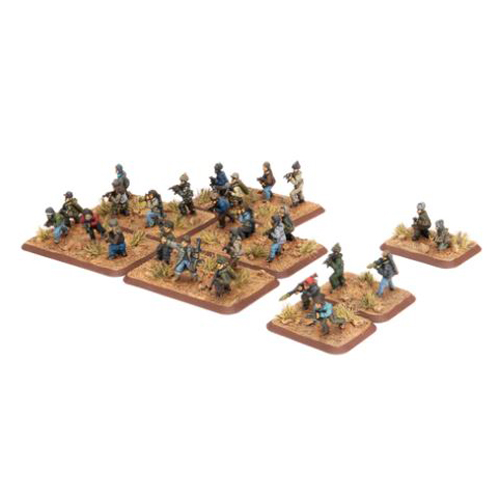 Фигурки World War Iii: Us Militia Group (26 Figs) Battlefront Miniatures