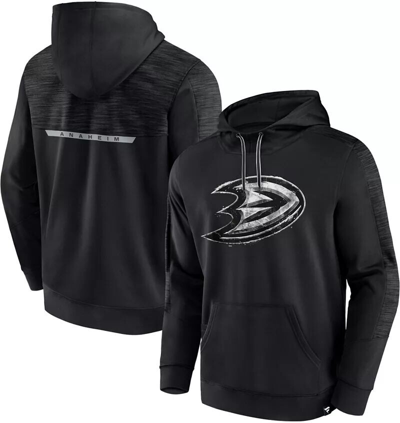 

Черный пуловер с капюшоном NHL Anaheim Ducks Iced Out