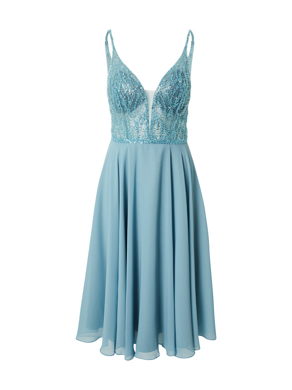 Коктейльное платье SWING, голубое небо лонгслив женский цвет голубое небо размер 44 m