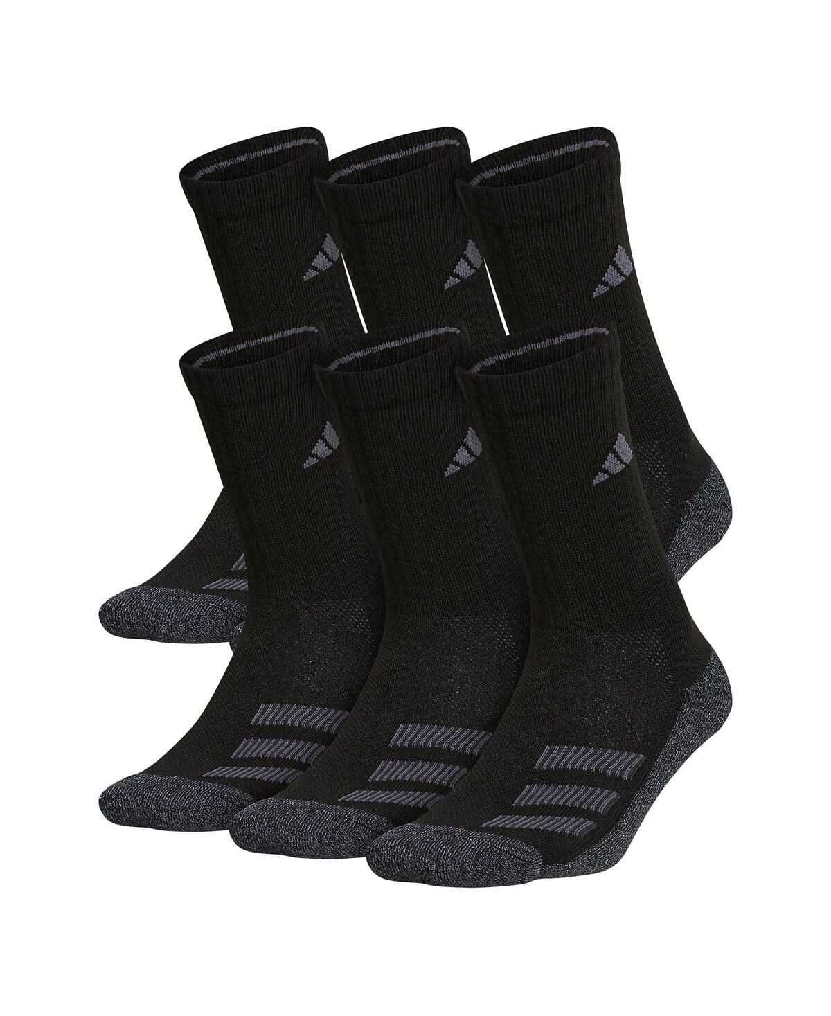 

Набор носков с мягкой угловой полоской для больших мальчиков, 6 шт. adidas