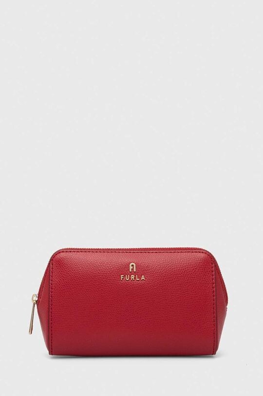 

Кожаная косметичка Furla, красный