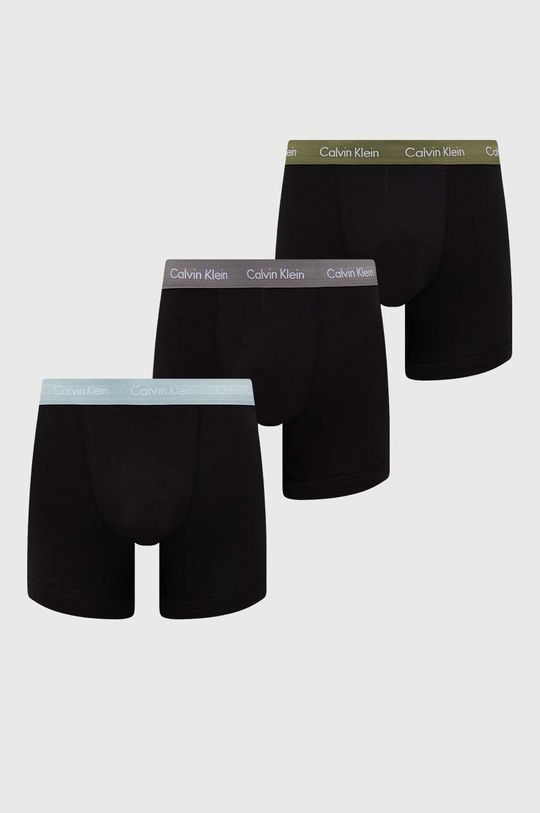 цена 3 упаковки боксеров Calvin Klein Underwear, черный