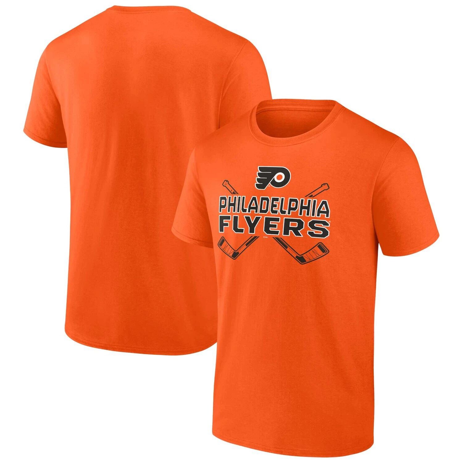 

Мужская оранжевая футболка с логотипом Philadelphia Flyers Ice Monster Fanatics, Оранжевый