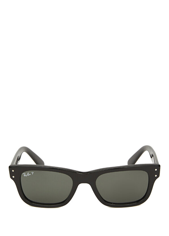 

Черные мужские солнцезащитные очки прямоугольной формы Ray-Ban