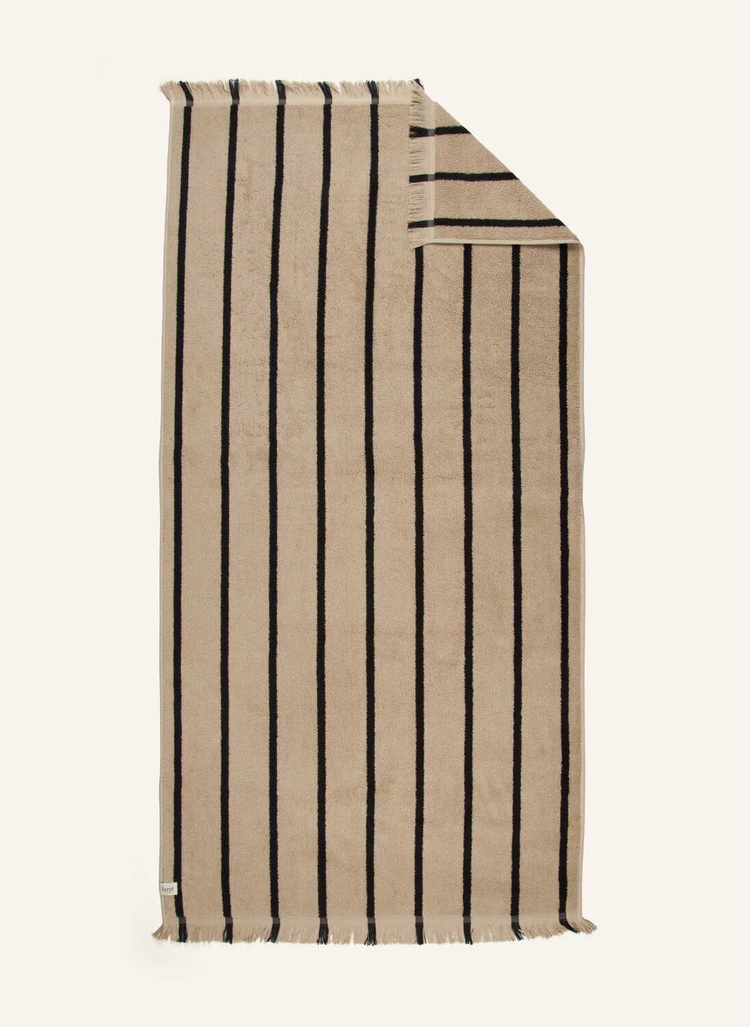 

Полотенце алее, 70 х 140 см. Ferm Living, черный