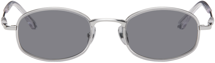 цена Серебряные велосипедные солнцезащитные очки Bonnie Clyde, цвет Clear/Black