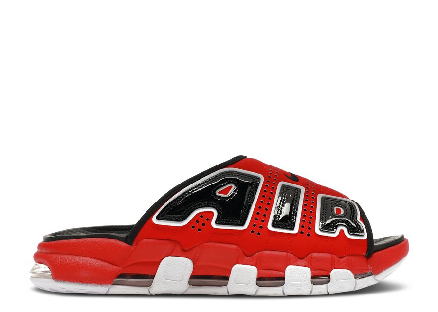 

Кроссовки Nike Air More Uptempo Slide 'Bulls', красный