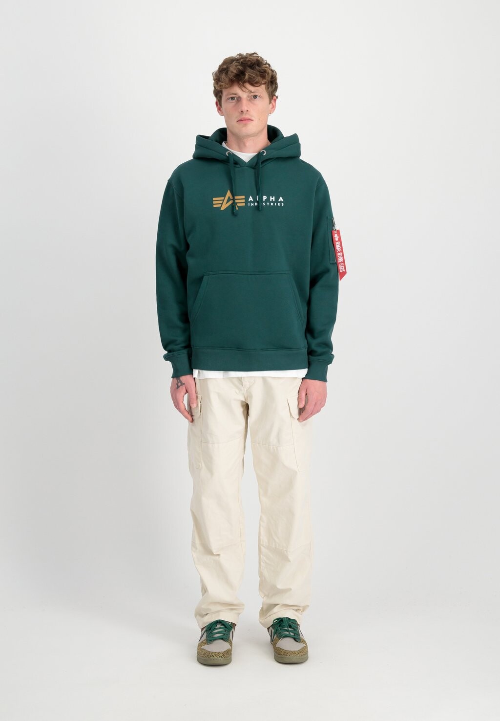 

Толстовка LABEL Alpha Industries, зеленый