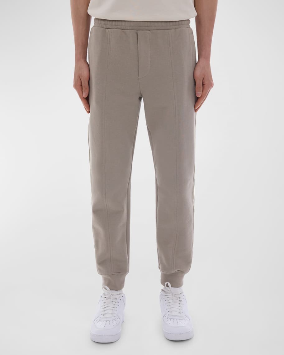 

Мужские брюки-джоггеры с тесьмой в елочку Helmut Lang, Серый