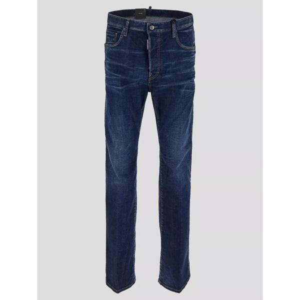 

Джинсы regular fit cotton jeans Dsquared2, синий