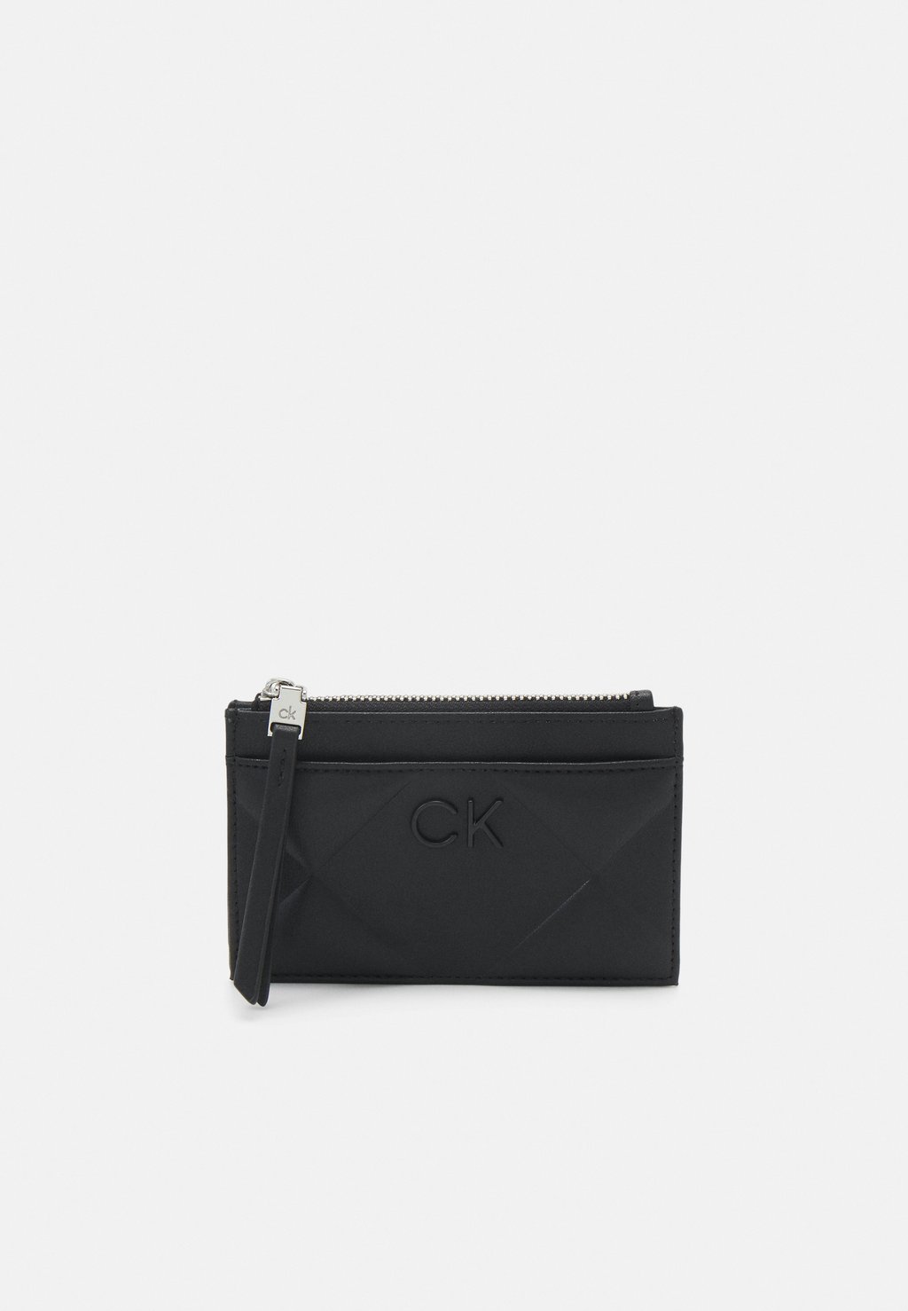 цена Кошелек QUILT CARDHOLDER WITH ZIP UNISEX Calvin Klein, цвет black