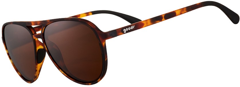 цена Поляризованные солнцезащитные очки Mach G goodr, коричневый