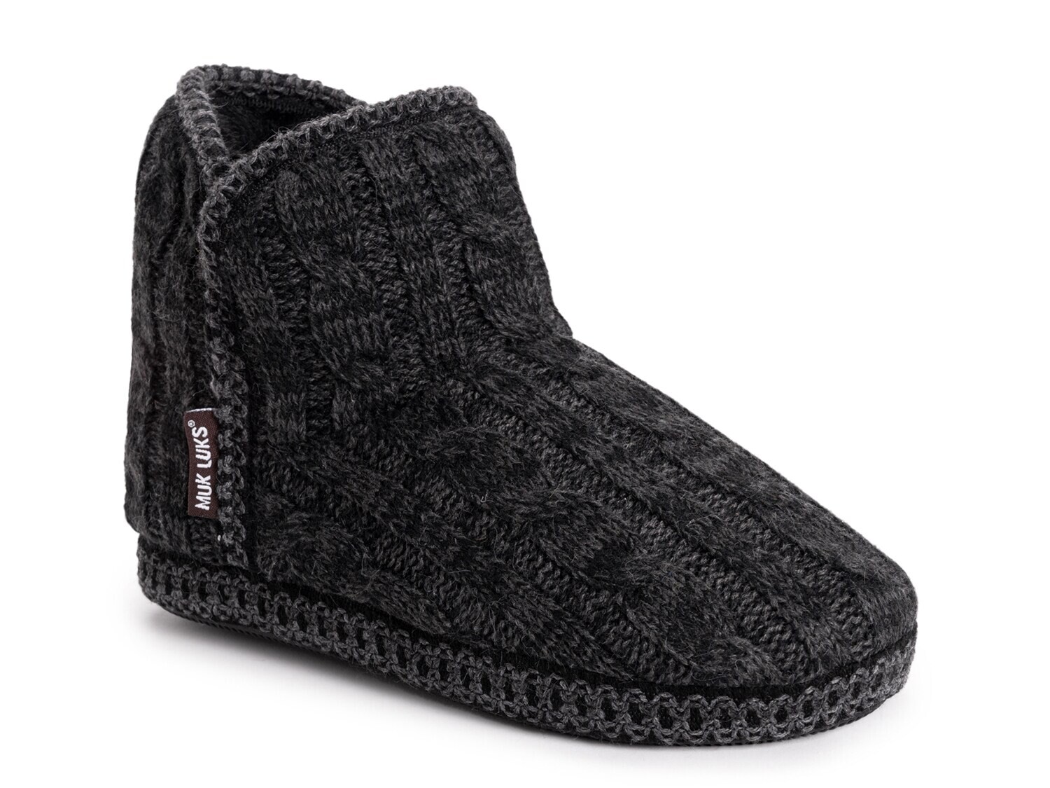 

MUK LUKS Тапочки Leigh Bootie, черный