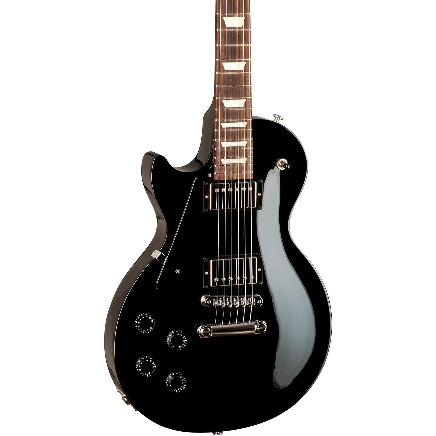 

Электрогитара Gibson Les Paul Studio для левой руки, черное дерево, Черный