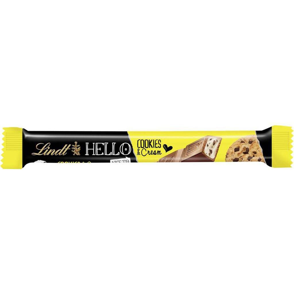 

Lindt Hello Nice To Sweet You Печенье с кремом в виде кусочков печенья 39г