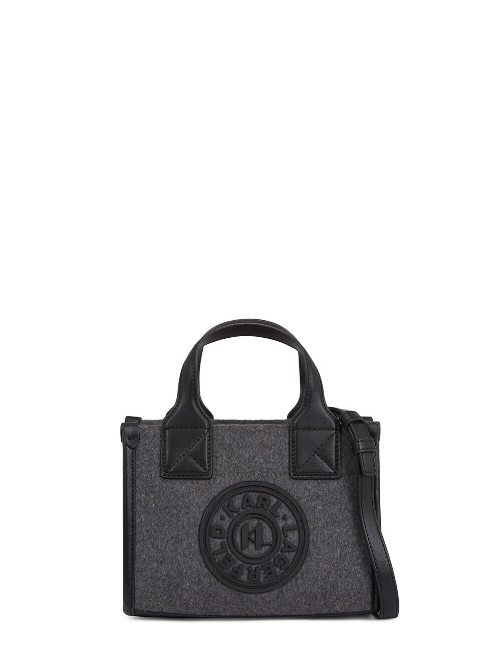 Сумочка Karl Lagerfeld K/Skuare Small Felt, антрацит