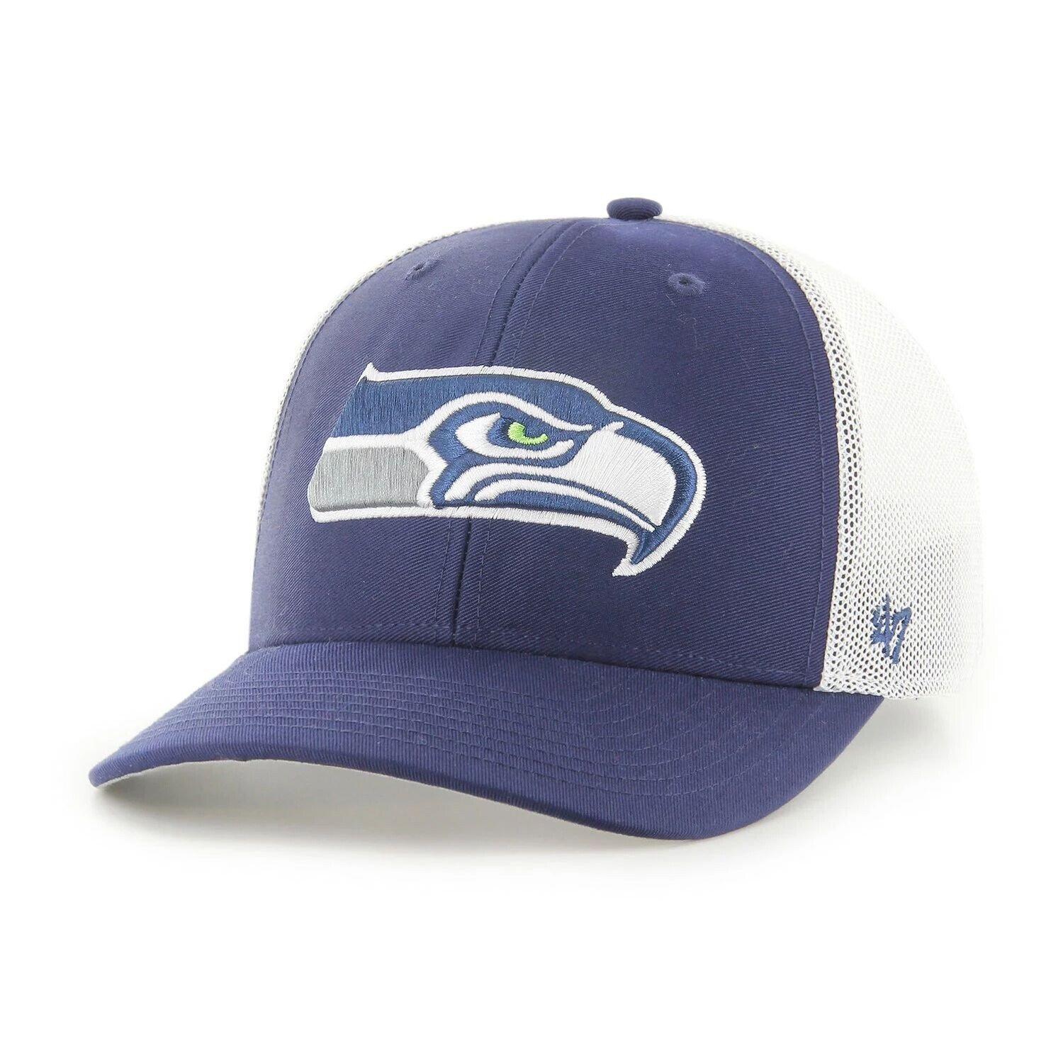 

Мужская шляпа темно-синего/белого цвета College Seahawks Trophy Trucker Flex 2047 года