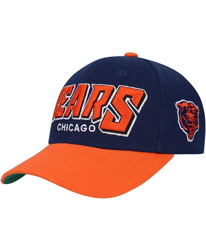 Темно-сине-оранжевая регулируемая шапка Big Boys Chicago Bears Shredder Mitchell & Ness, синий