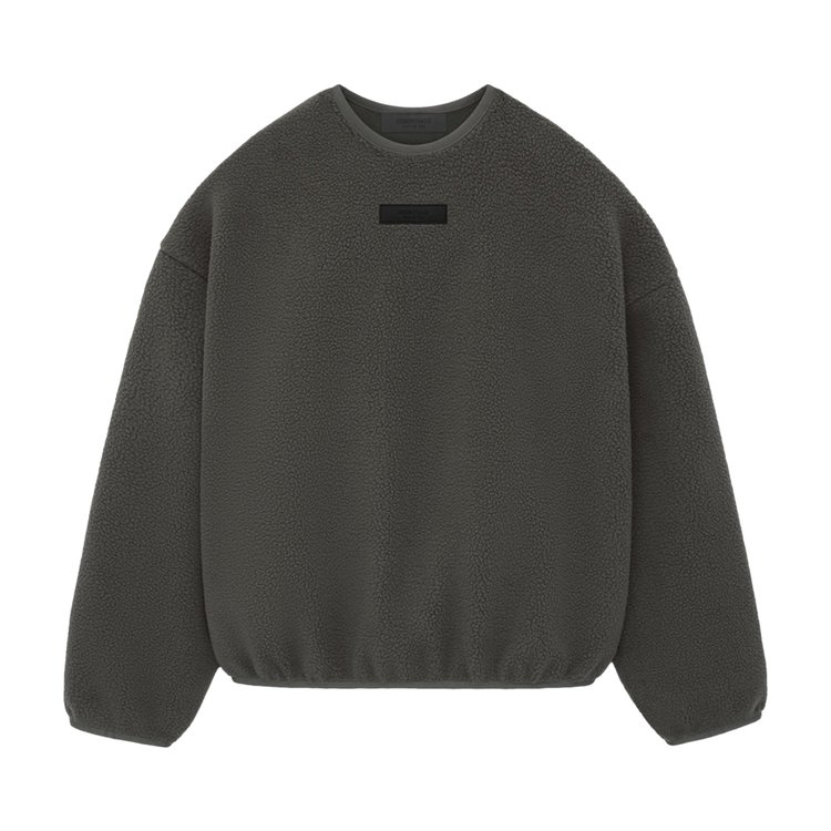 

Толстовка Fear Of God Essentials Fear of God Essentials Polar Fleece Crewneck, черный