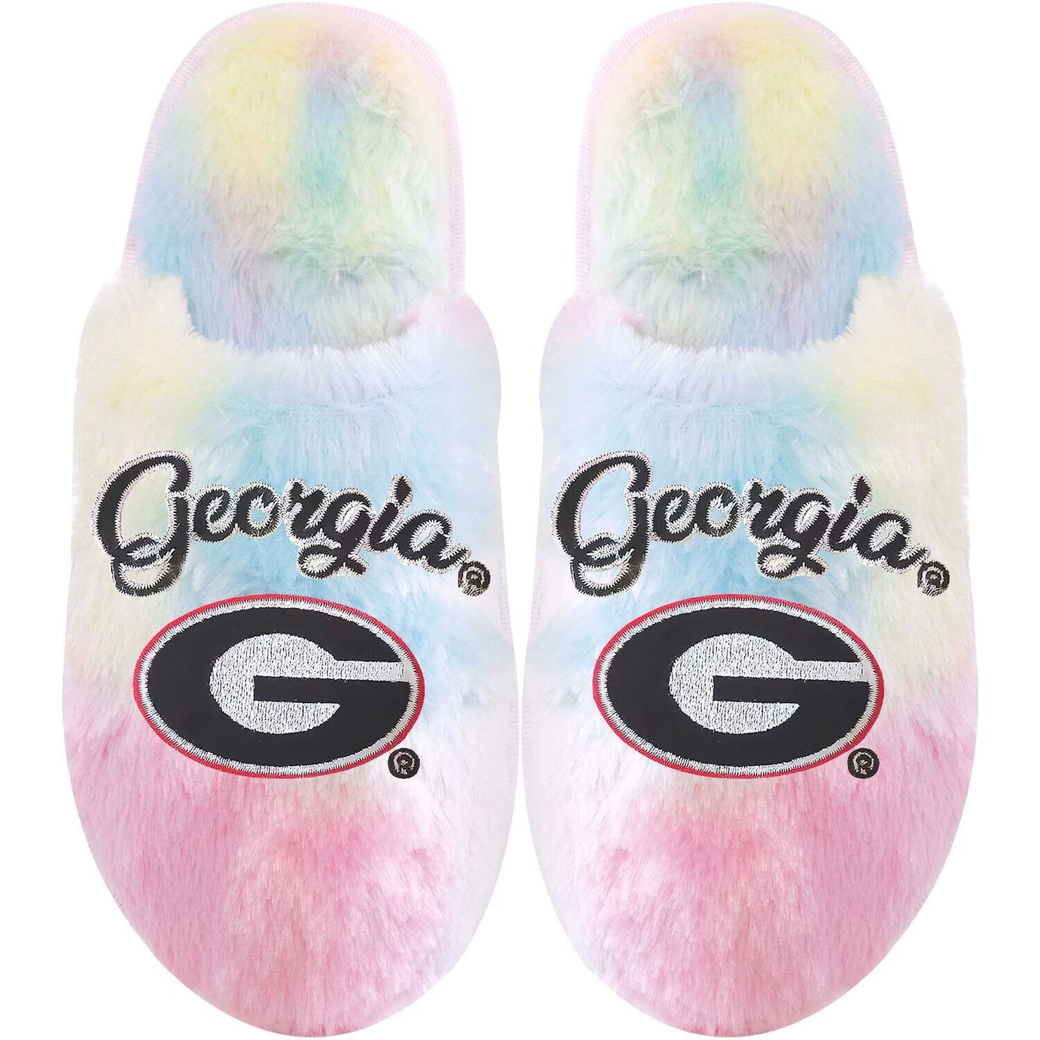 

Молодежные тапочки FOCO Georgia Bulldogs с радужным рисунком Unbranded