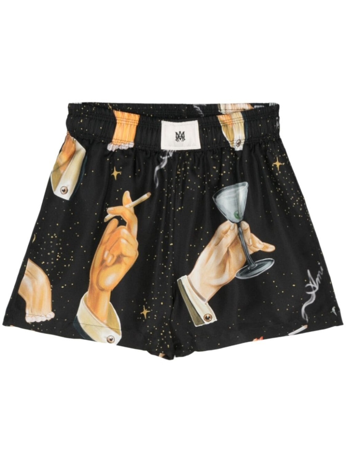 

AMIRI шорты Champagne, черный