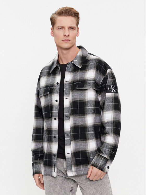 

Рубашка стандартного кроя Calvin Klein, черный