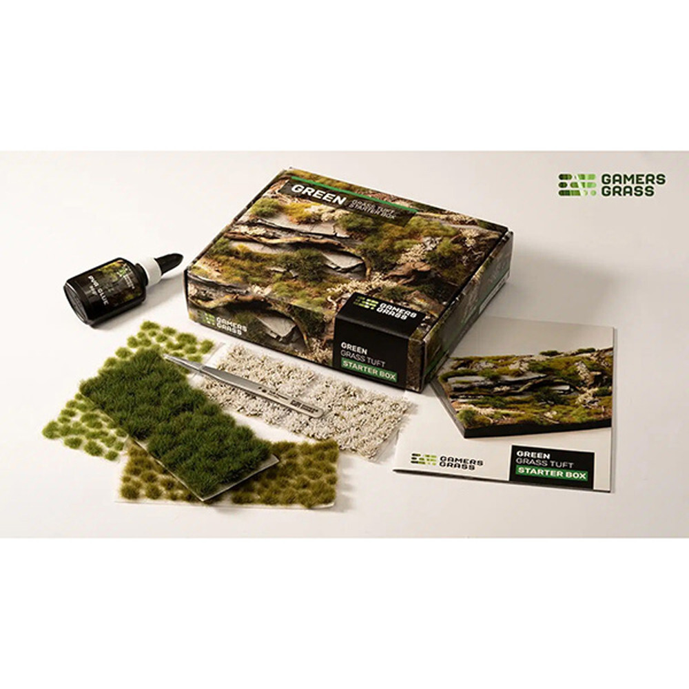 

Аксессуары Gamers Grass Gamers Grass Tufts: Starter Box - Green Grass