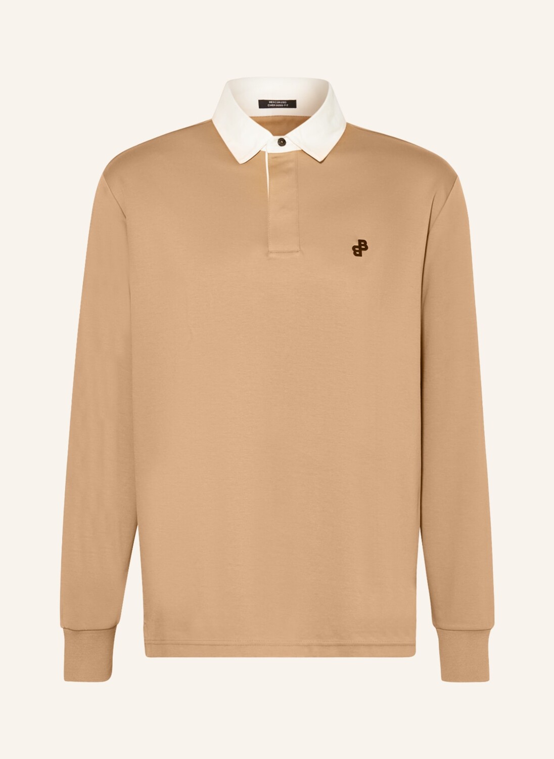 

Рубашка поло BOSS Jersey PARTOES, бежевый