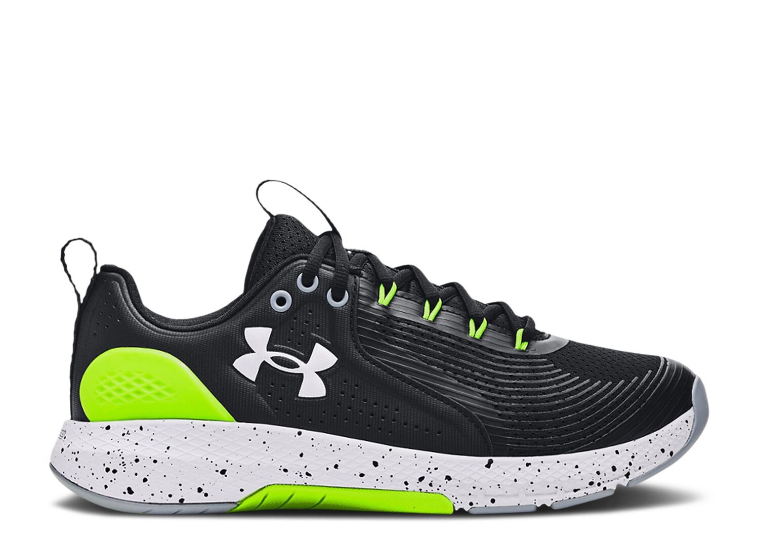 

Кроссовки Under Armour Charged Commit Tr 3 'Black Lime Surge', черный
