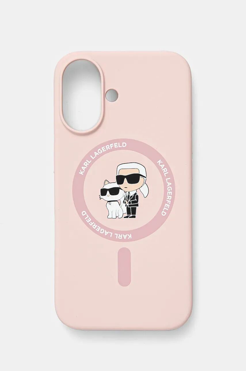 

Чехол Karl Lagerfeld для iPhone 16 6.1, розовый