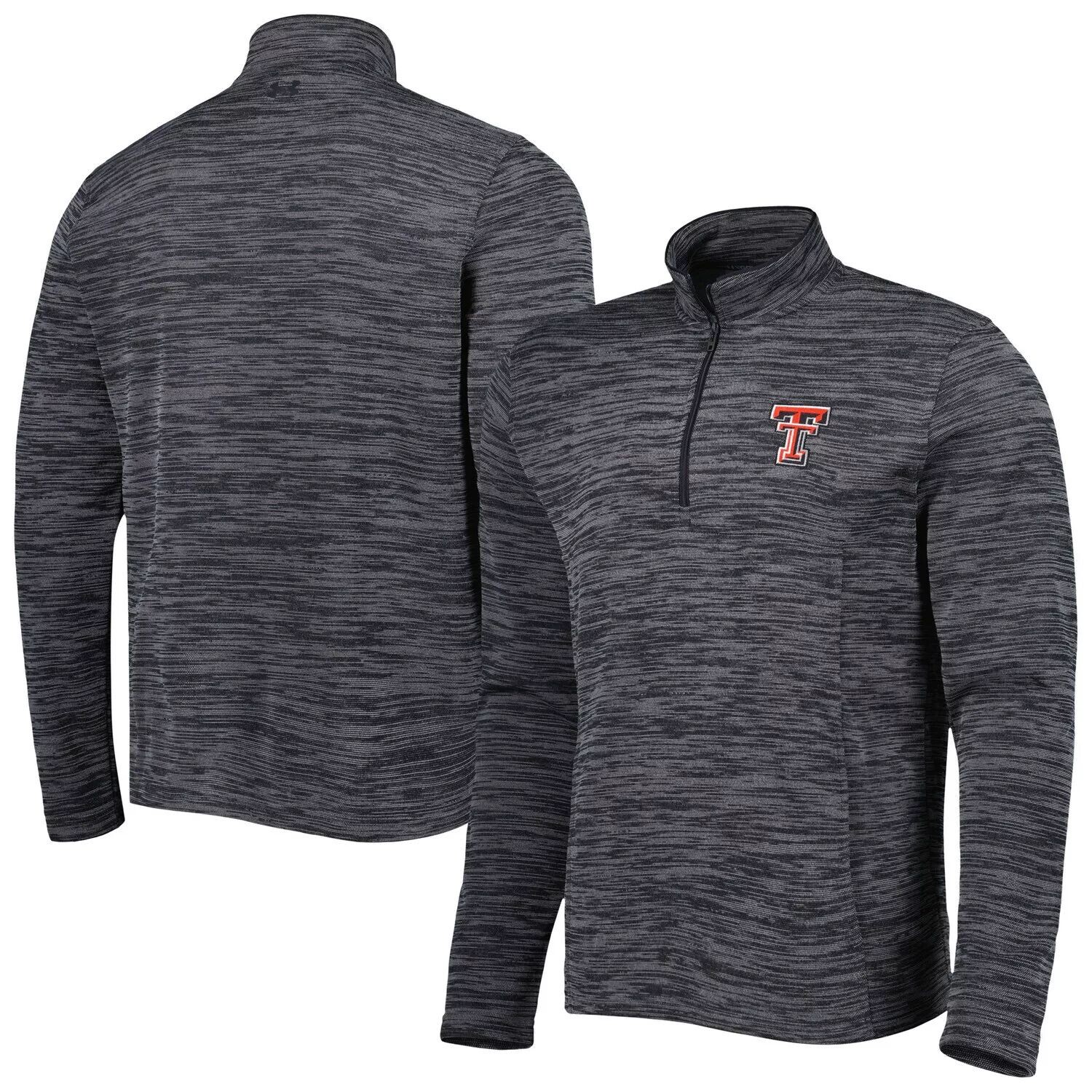 

Мужская черная флисовая куртка Texas Tech Red Raiders Tempo с молнией на четверть Under Armour