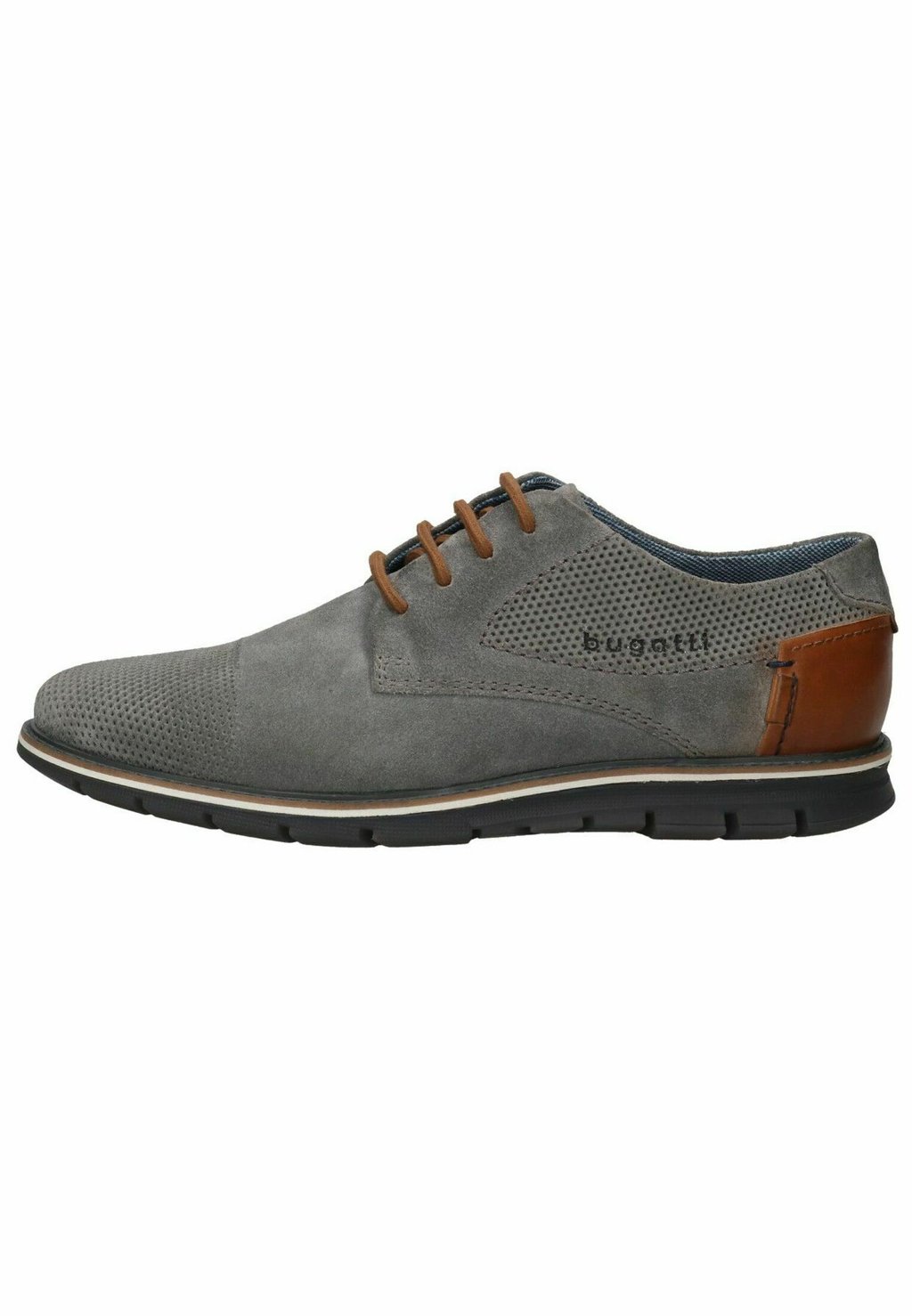 Спортивные туфли на шнуровке bugatti, цвет grey спортивные туфли на шнуровке simone comfort bugatti цвет dark blue