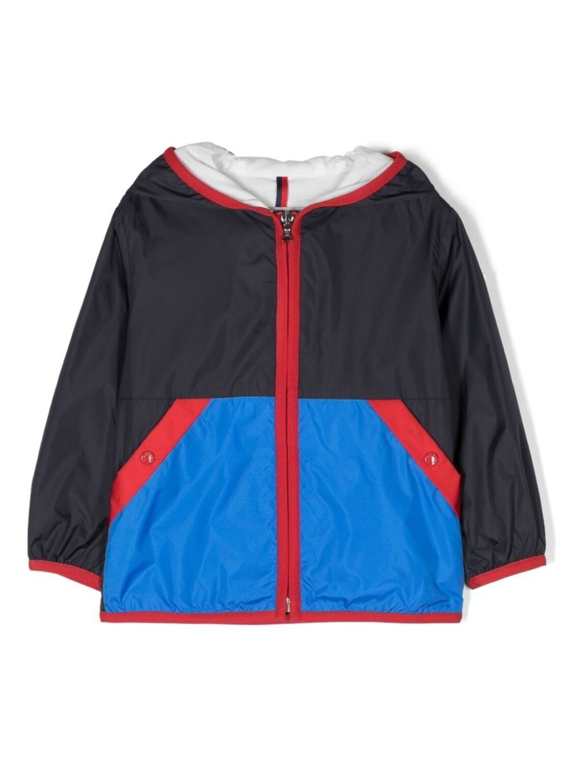 

Moncler Enfant легкая куртка Burhow с капюшоном, синий