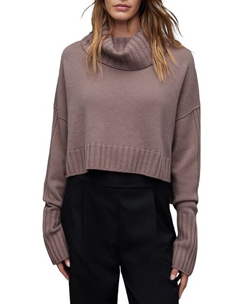 

Акира Кашемир и amp; Шерстяной свитер ALLSAINTS, цвет Pink