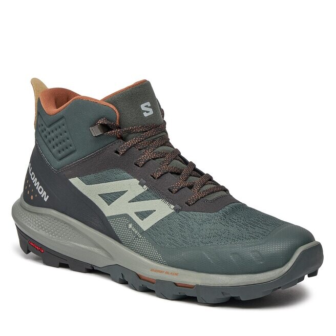 

Трекинговые ботинки Salomon OutpulseMid GORE-TEX, зеленый