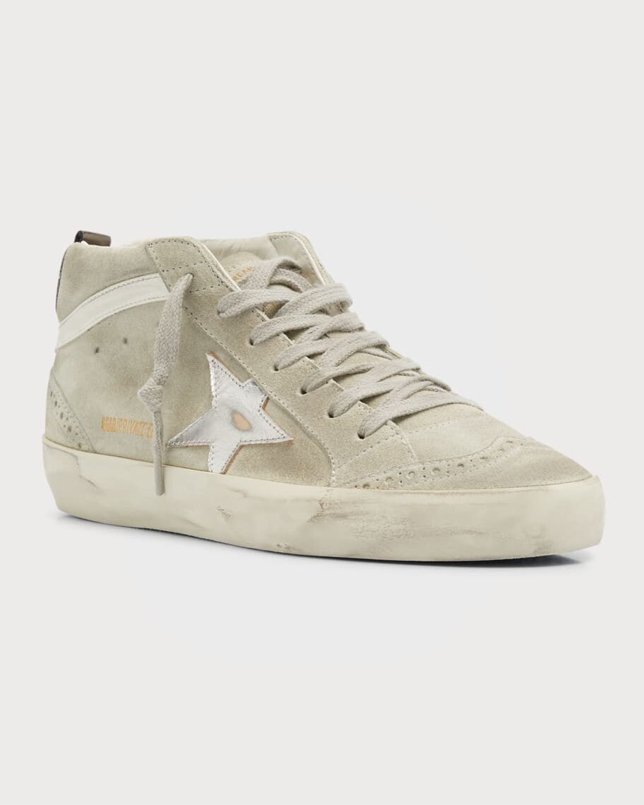 

Замшевые кроссовки Mid Star Golden Goose