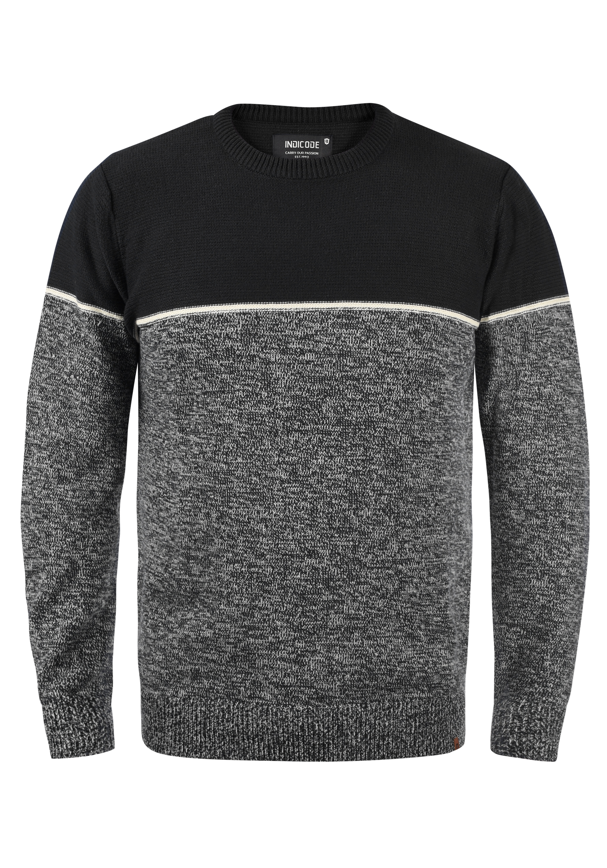 Пуловер INDICODE Strick, черный пуловер indicode strick черный