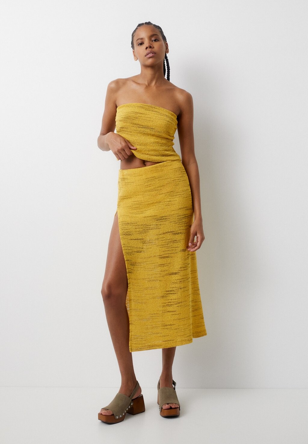

Топ PULL&BEAR, желтый