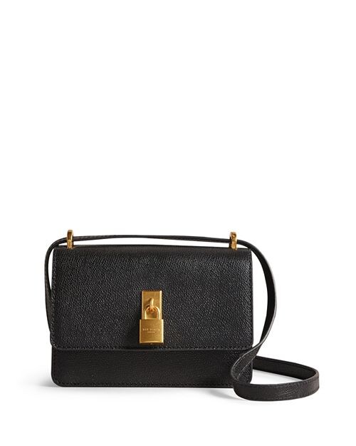 

Миниатюрная кожаная сумка через плечо Sloane с замком Ted Baker, цвет Black