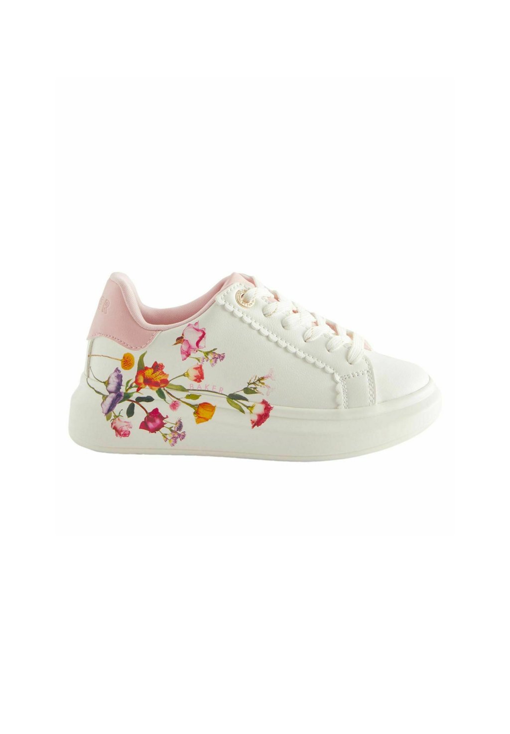 Кроссовки низкие FLORAL CHUNKY REGULAR FIT Baker by Ted Baker, цвет white