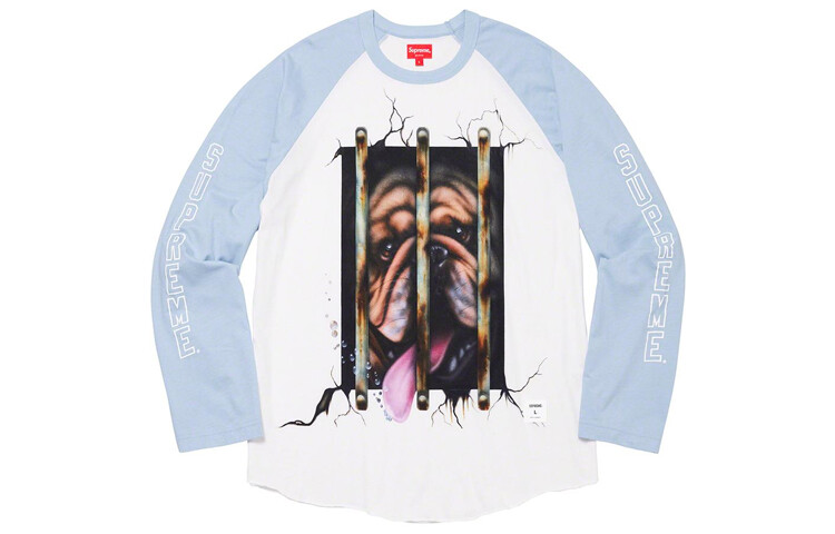 

Футболка унисекс Supreme, цвет Chalk White/Core Black/Semi Impact Orange