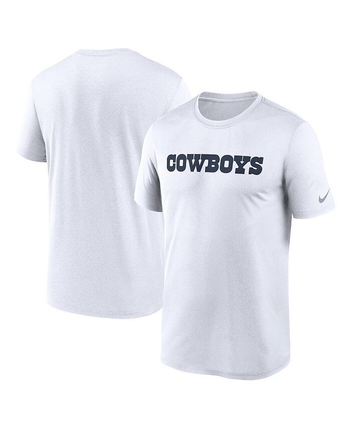 

Мужская белая футболка Dallas Cowboys Legend с надписью Performance Nike, белый