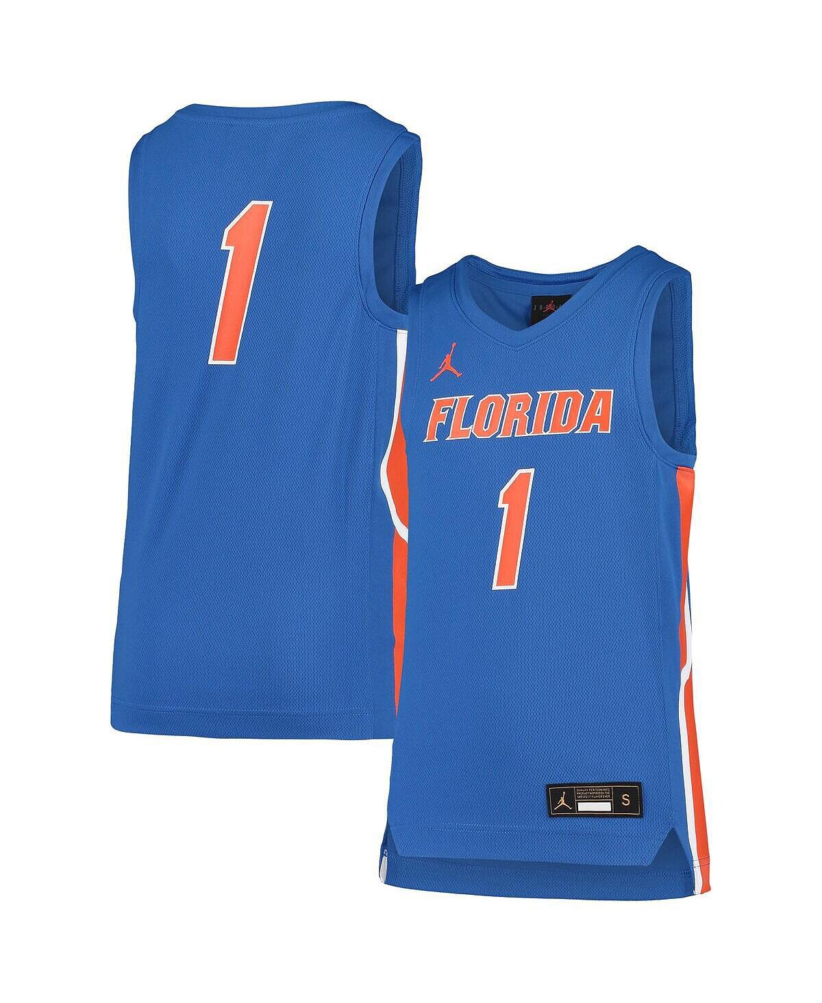 

Реплика баскетбольной майки команды Big Boys 1 Royal Florida Gators Team Jordan
