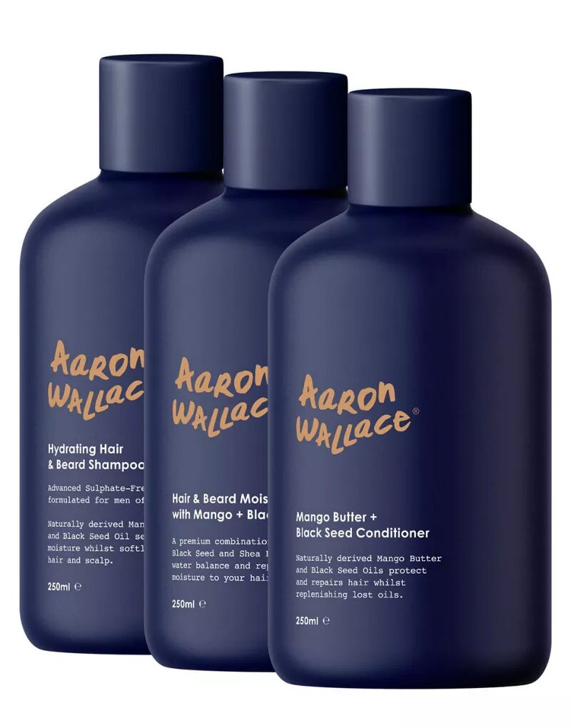 Трехступенчатая система ухода за волосами Aaron Wallace, 750 мл (скидка 5%) aaron soazig refusal
