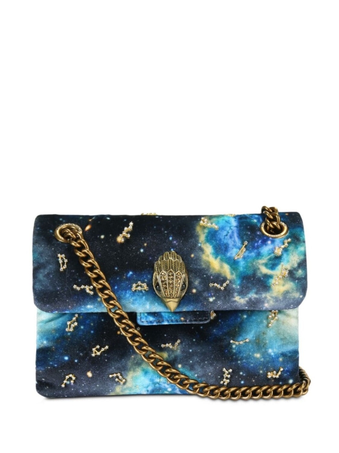 

Сумка на плечо Mini Velvet Kensington Kurt Geiger London, синий