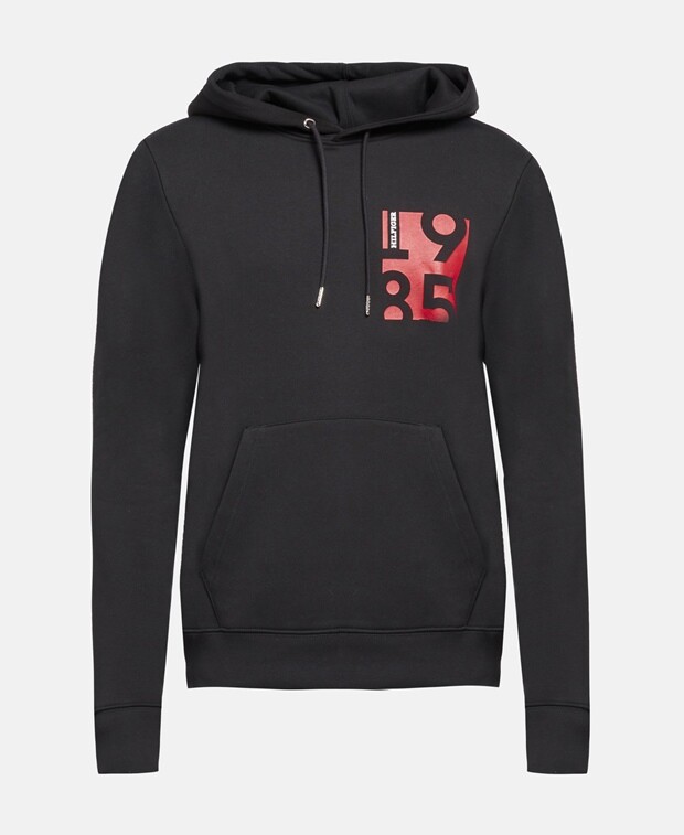 

Худи с капюшоном Tommy Hilfiger, черный