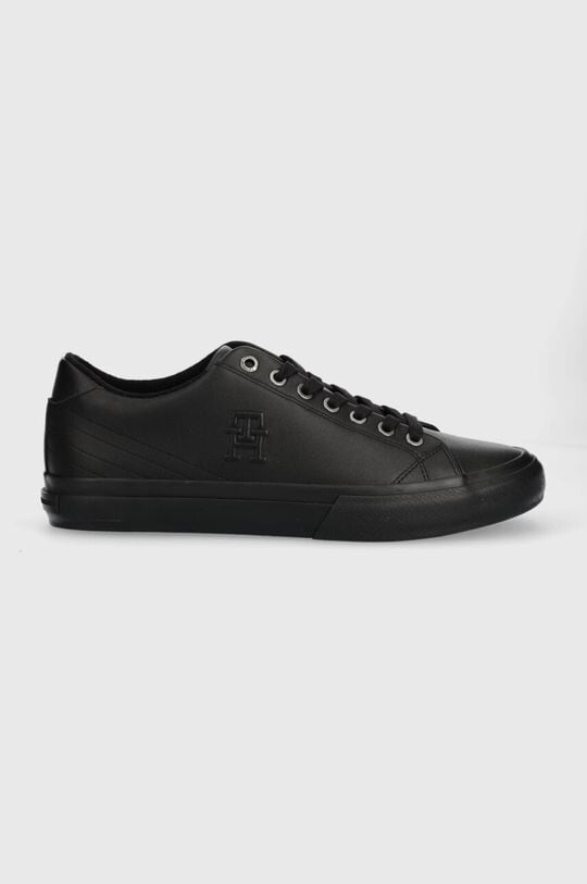 

Кожаные кроссовки TH HI VULC STREET LOW LTH MONO Tommy Hilfiger, черный